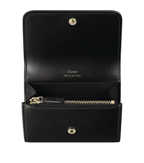 cartier black wallet|cartier purses official website.